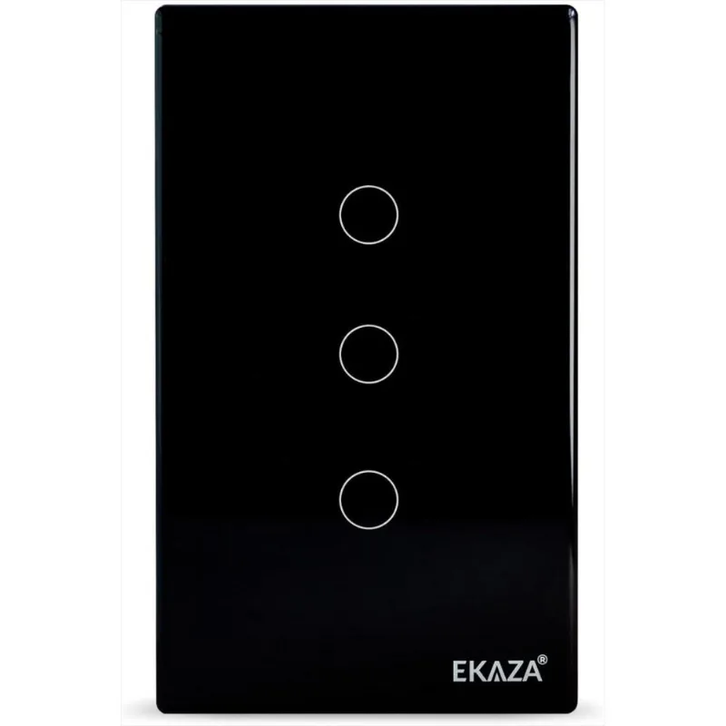 Interruptor Touch Zigbee Inteligente Smart 3 Botões Ekaza