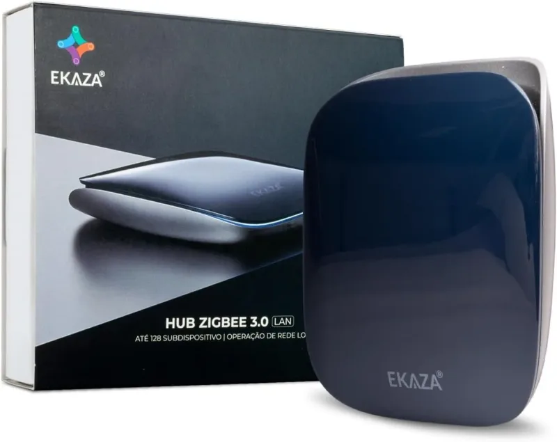 Hub Zigbee Cabeado Gateway Zigbee + Wi-fi + Bluetooth Alexa Google Home Ekaza- EKAT-T3010L