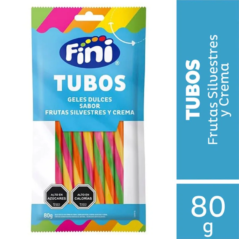 Tubos Fini Twister Dulce 80 g