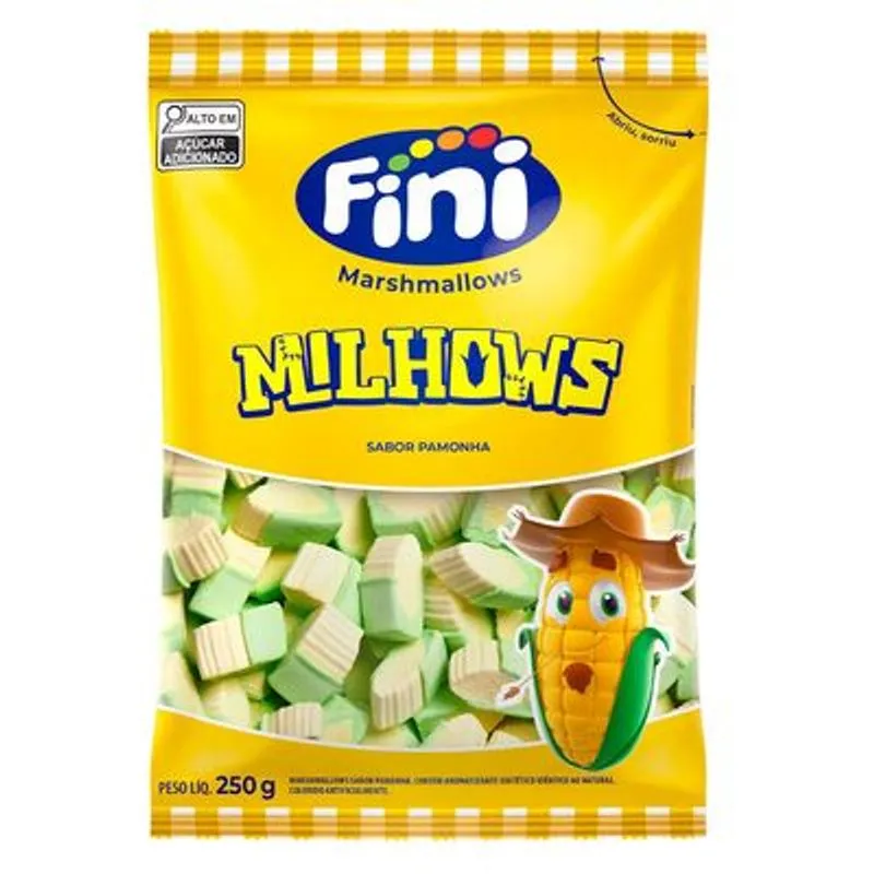 Marshmallow Pamonha Milhows Fini 250g Sem Glúten MARSH MILHOWS 250G FINI