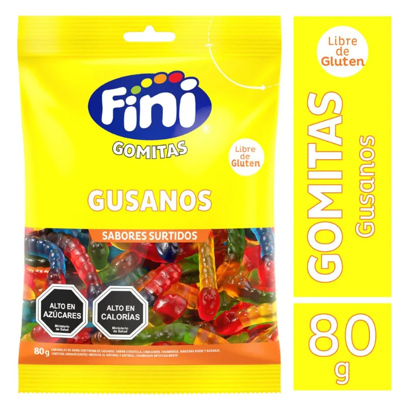 Gomitas Fini Gusano Dulce 80 g
