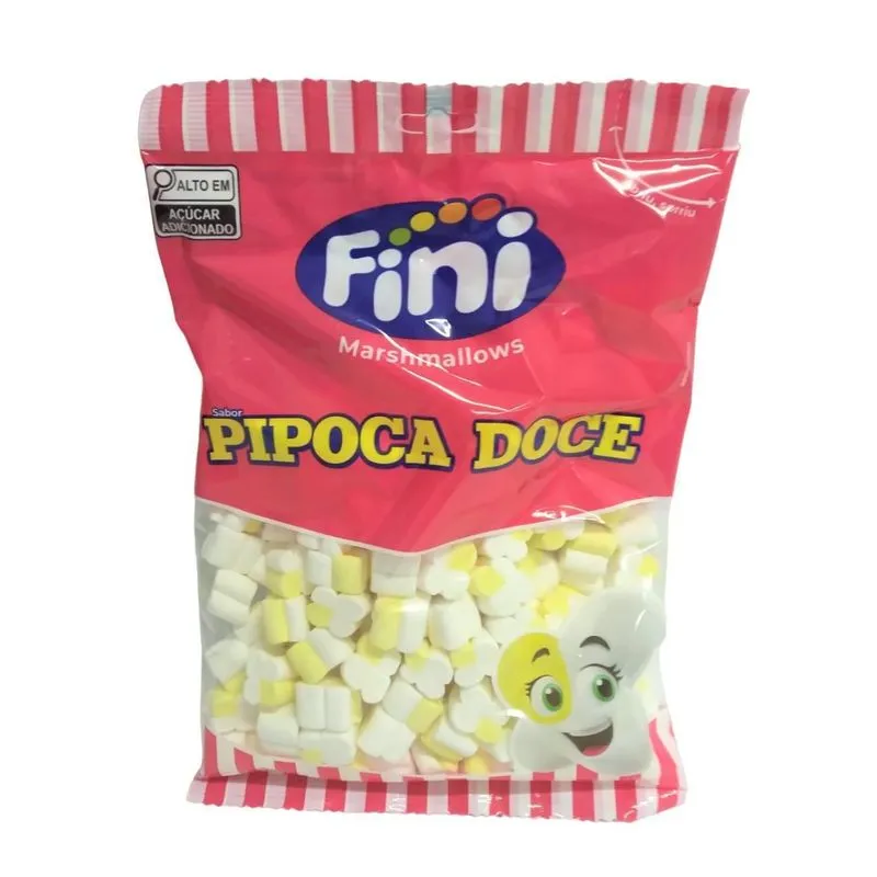 Marshmallow Fini Pipoca Doce 200g - Macio E Cremoso
