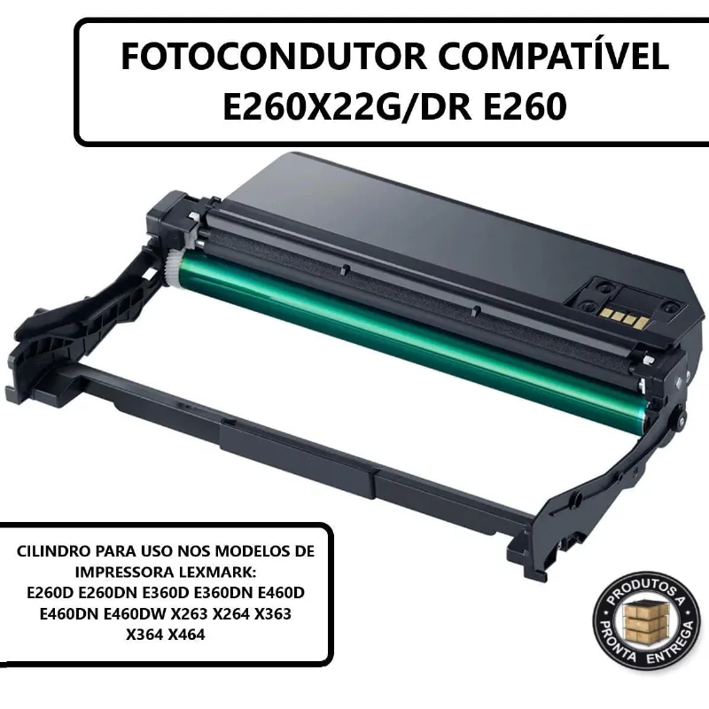 Kit Fotocondutor E260x22g Dr Compatível Para E260 E460 E360