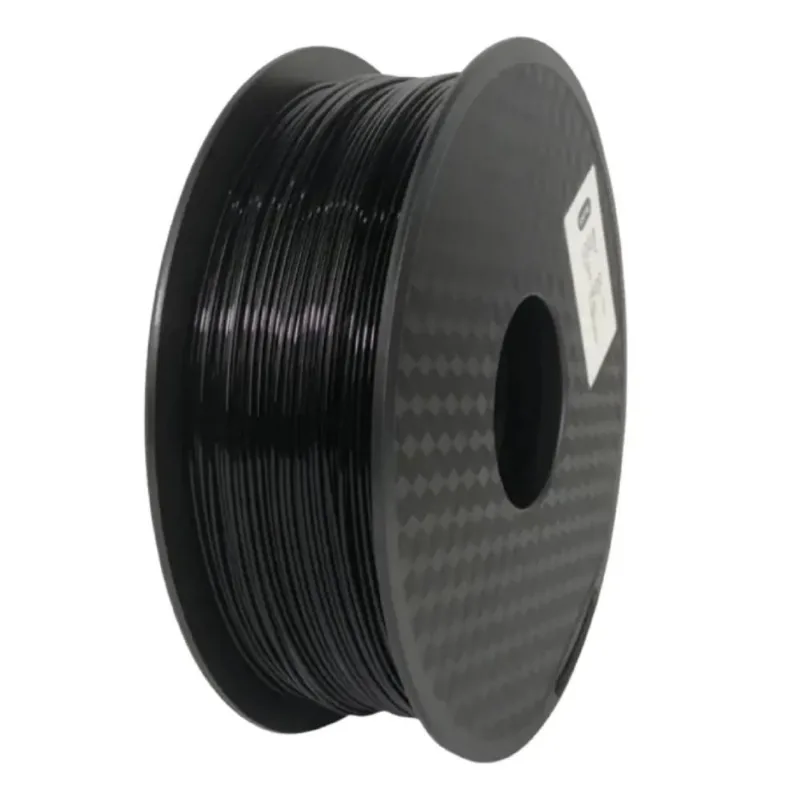 Filamento 1,75mm PLA Silk, 1kg, Preto, Para Impressora 3D, Masterprint