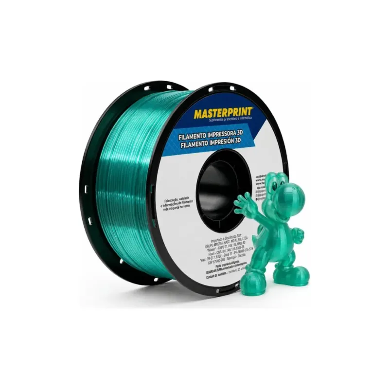 MP-FILAMENTO 3D - PETG TRANSLUCIDO VERDE 1KG (1.75MM) DER 4