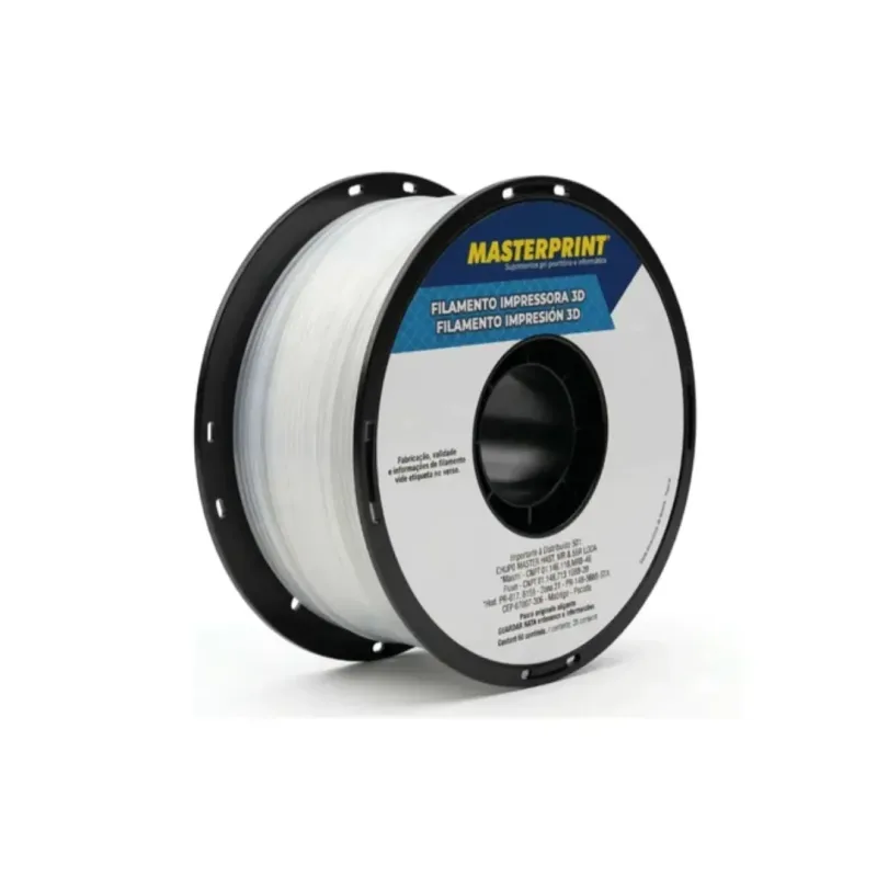 MP-FILAMENTO 3D - PETG TRANSLUCIDO BRANCO 1KG (1.75MM) DER 4