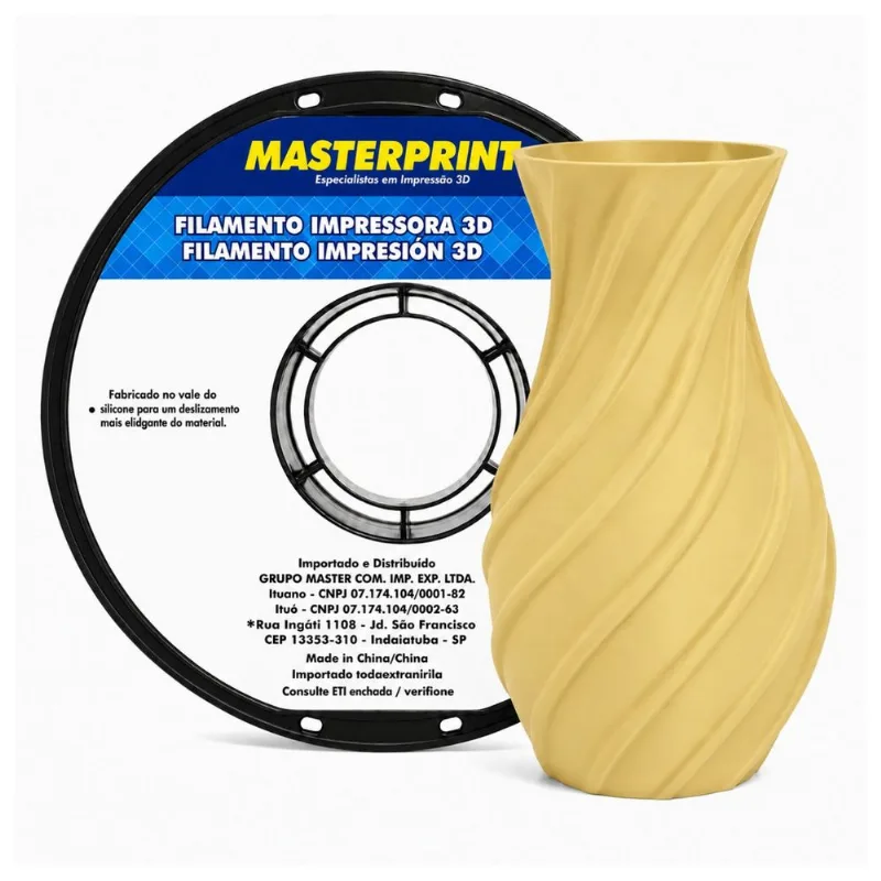 PLA BÁSICO MP FOSCO LEMON MERINGUE 1KG AMARELO IMPRESSÃO 3D TEXTURA RESISTENTE MODELO PEÇAS