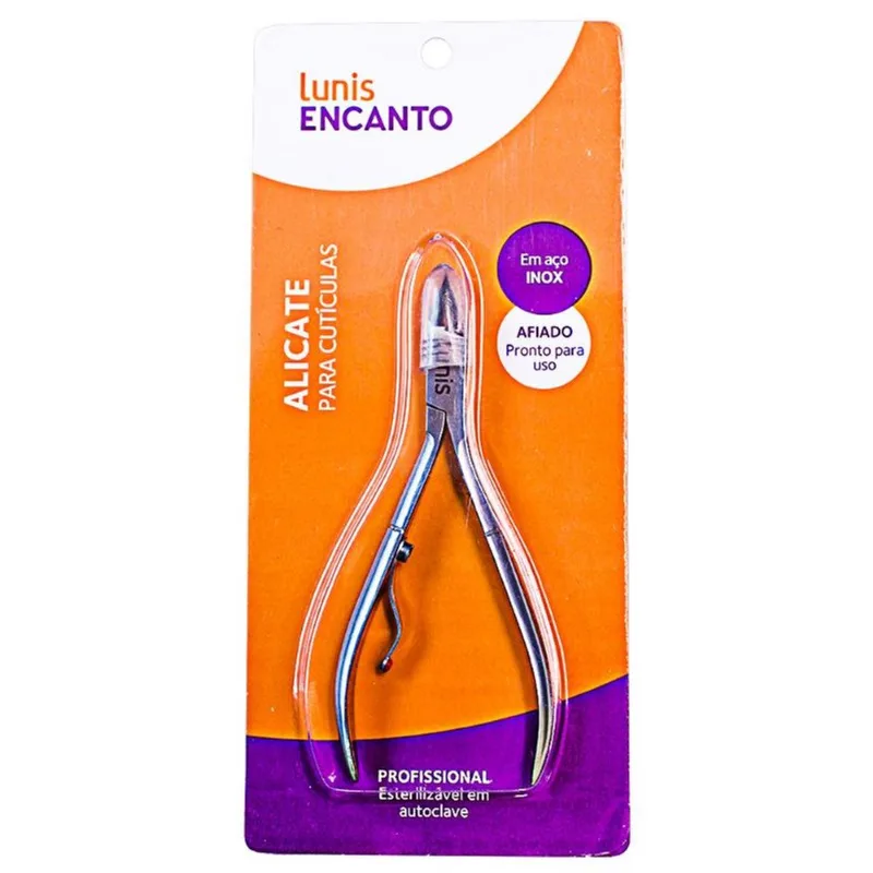 Alicate Lunis Inox Profissional Cabo Liso