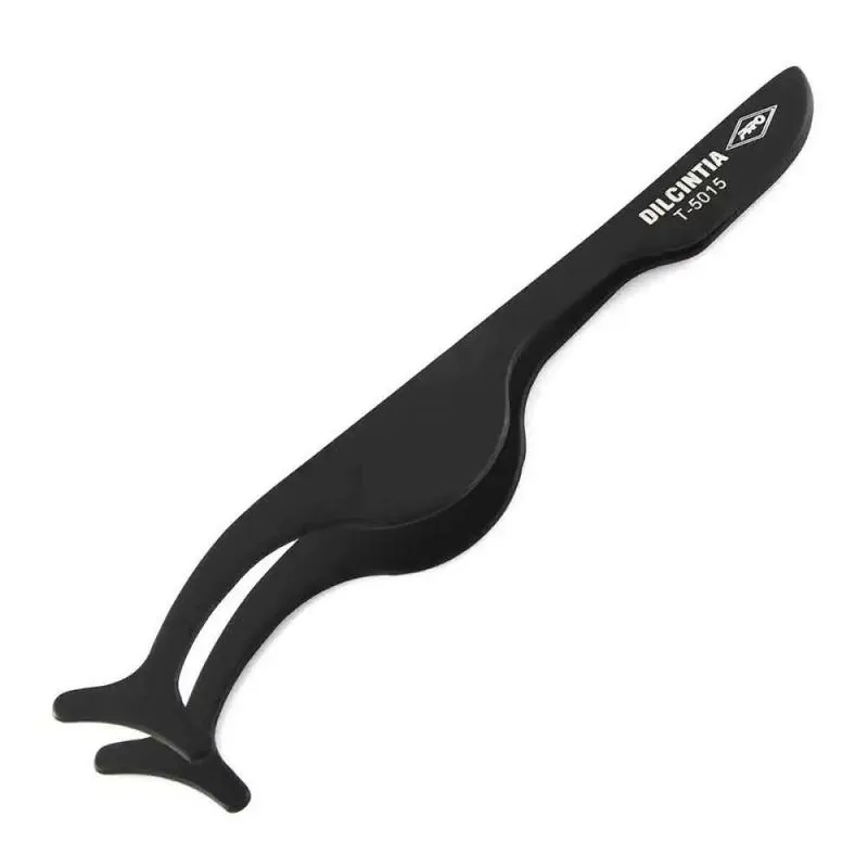 Pinça Inox Preta P-cílios 4,0 Dilcintia