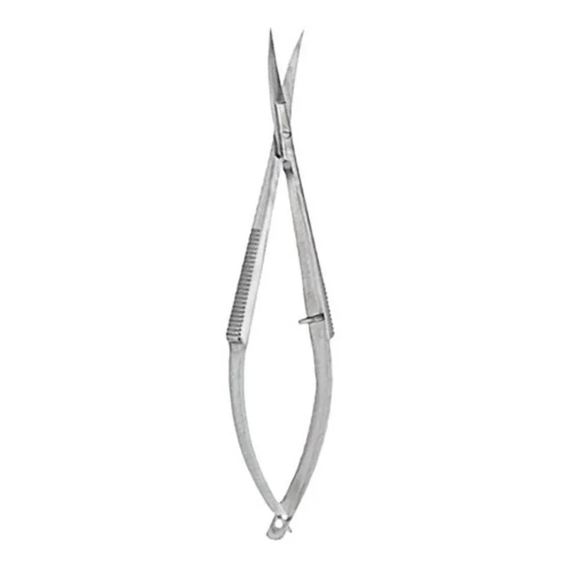 Tesoura Castroviejo Curva Para Design De Sobrancelha 12cm
