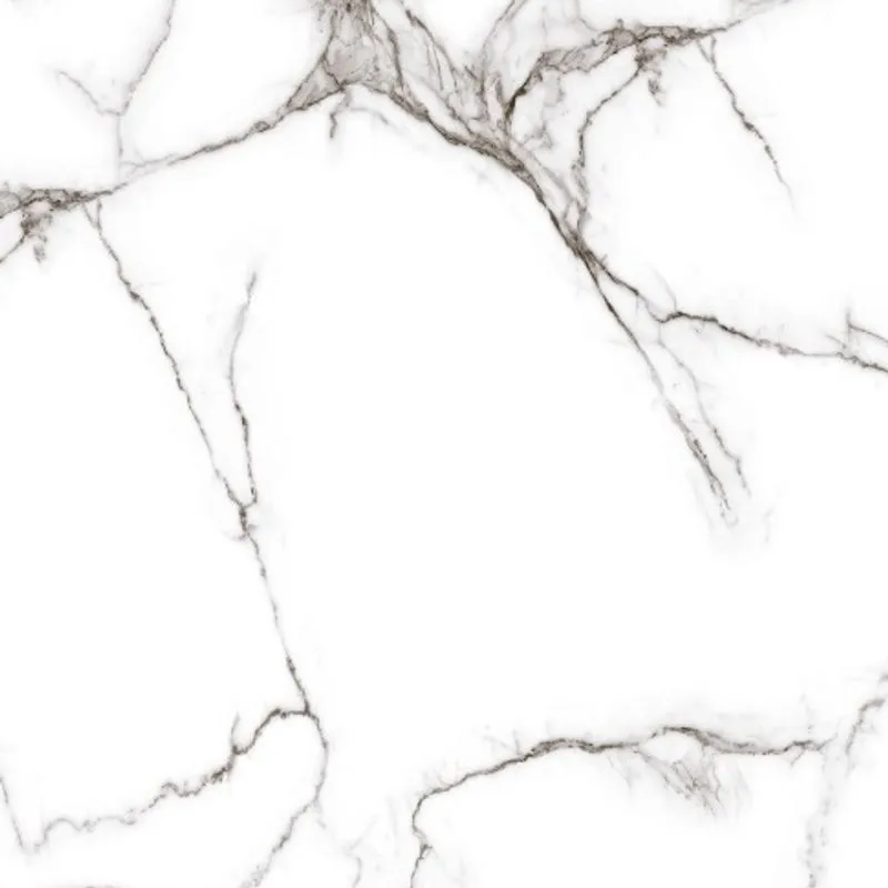 Piso Semigres Gran Calacata Branco Polido Tipo A 80x80cm Retificado 2,62m² Rochamaxx
