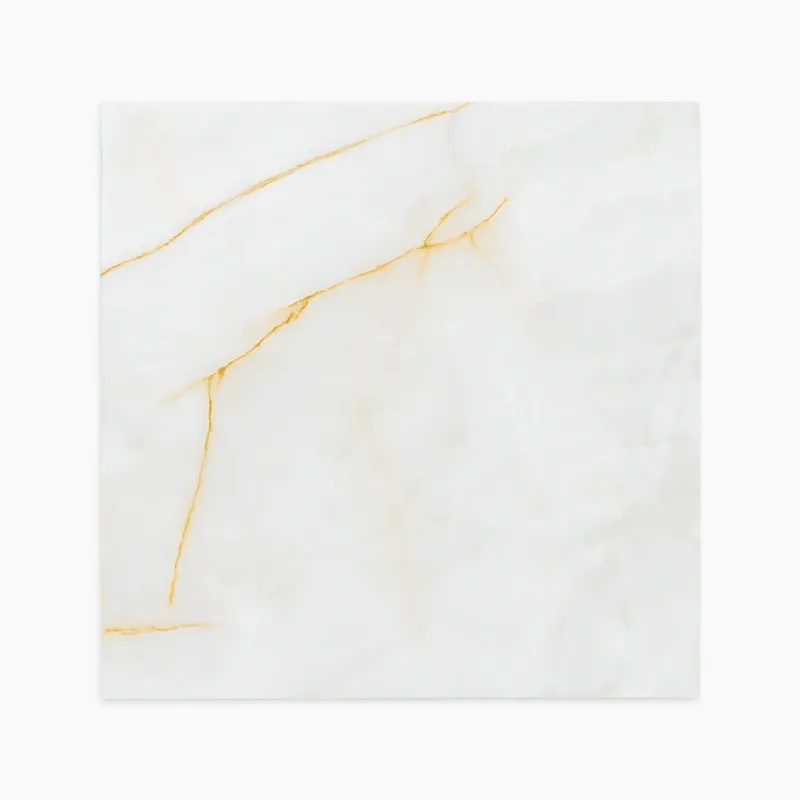 Piso Cerâmico Onix Gold Extra Polido Retificado 61 X 116 Centímetros Rochaforte Rochaforte