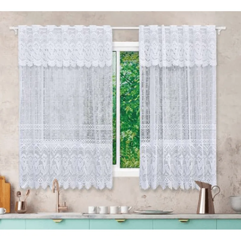 Cortina Renda Cristalli 1.20x2.65cm 9635 Beija Flor
