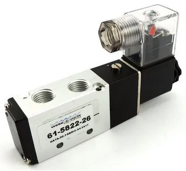 PN VALVULA SOLENOIDE MOLA 1/4 (12,7mm) (JC-VS5212B) 5/2-VIAS 24Vcc WMJ GdD4