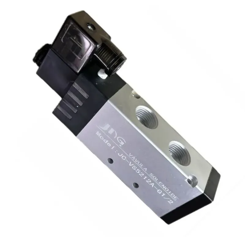 PN VALVULA SOLENOIDE MOLA 1/2 (20mm) (JC-VS5212A) 5/2-VIAS 220Vca WMJ GdD4