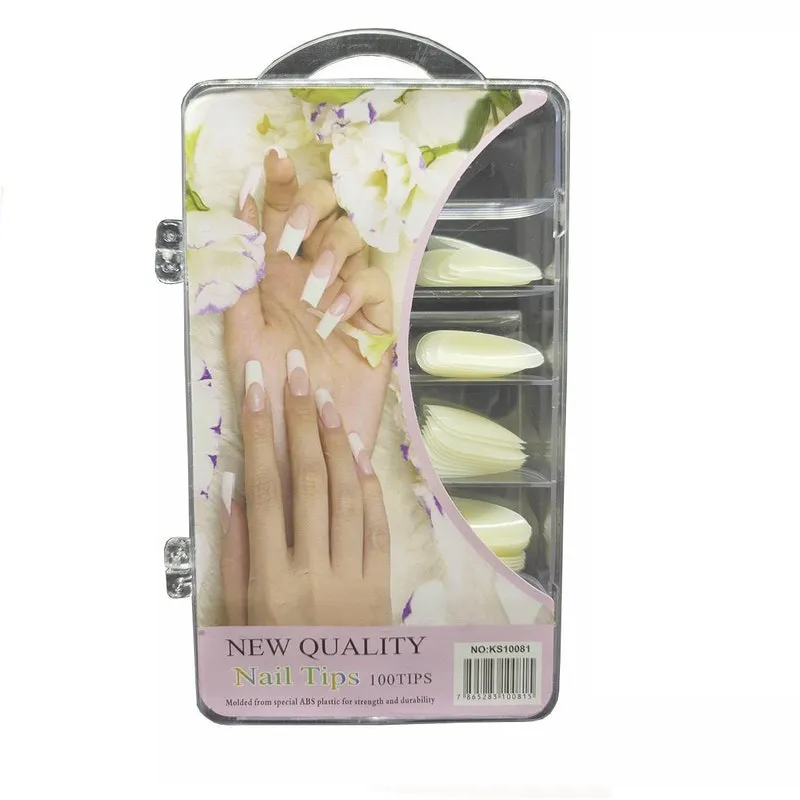 Unhas Postiças Natural Oval Ou Almond Amendoada 100un