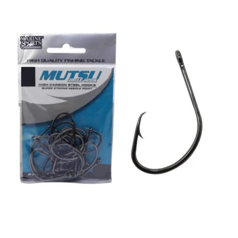 Kit 20 Anzol De Pesca Mutsu Circle Hook 3/0 Marine Sports