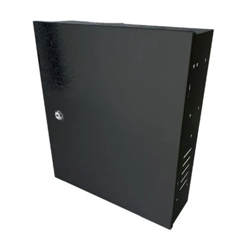 Mini Rack Caixa Vertical - Aço 0.6mm - 400mm X 350mm - Preto