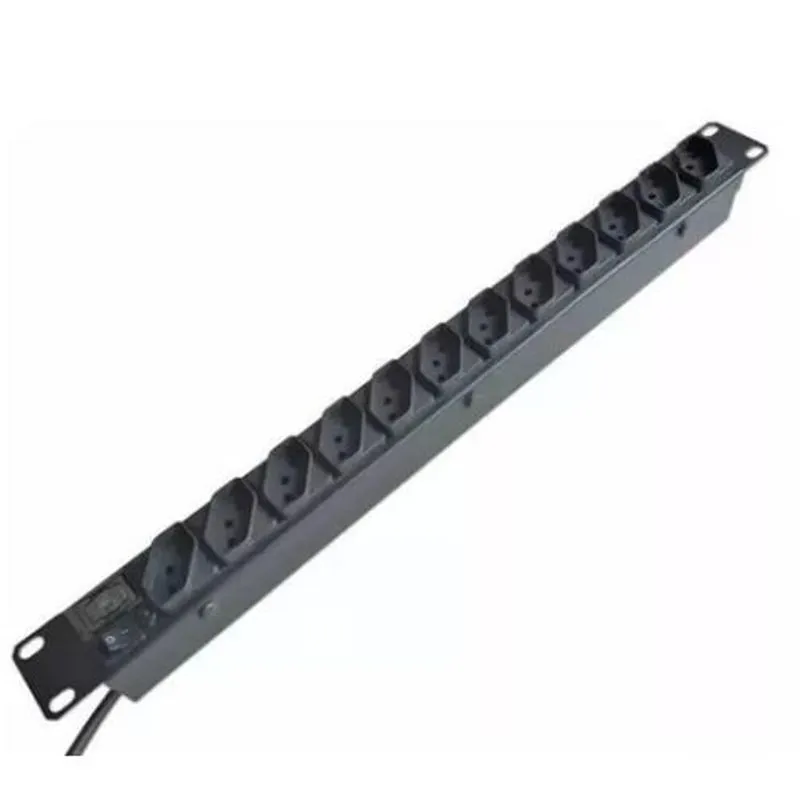 Filtro De Linha Rack 12 Tomadas 120cm - Proteção E Chave