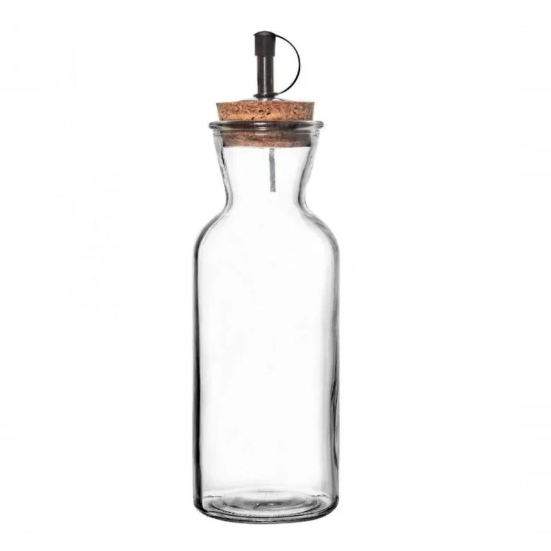 Garrafa Para Azeite De Vidro Com Tampa Dosadora 580ml - Lyor