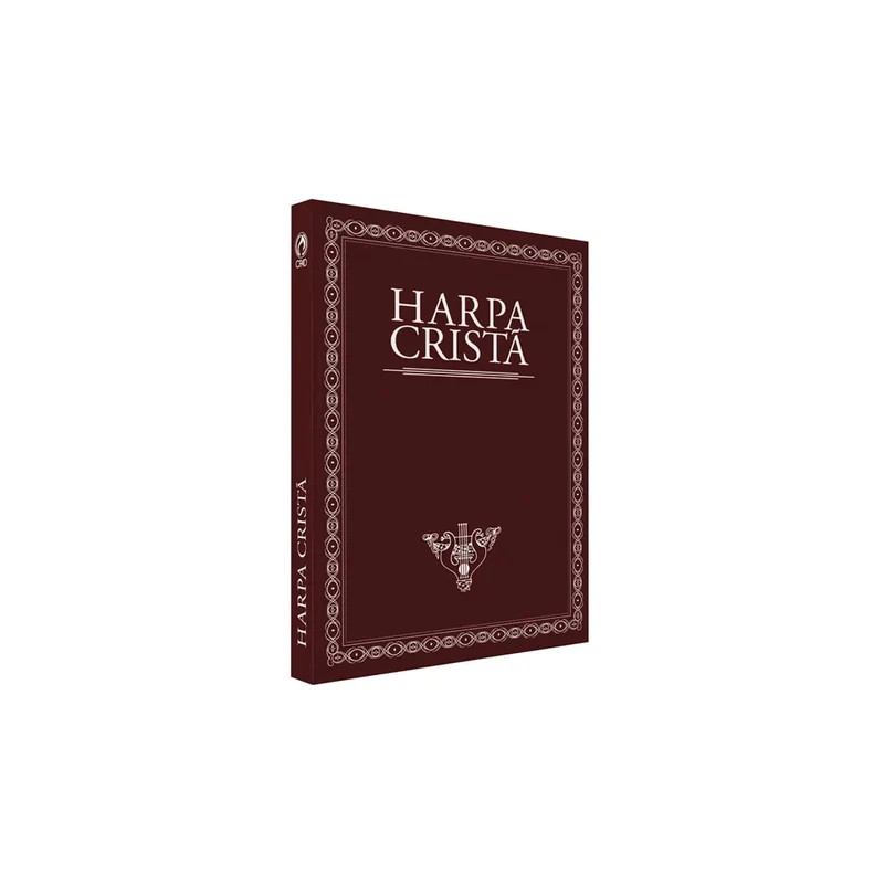 Harpa Cristã Pequena Popular Marrom com Borda