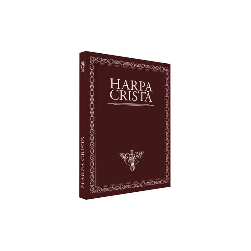 Harpa Cristã Grande Popular Marrom com Borda