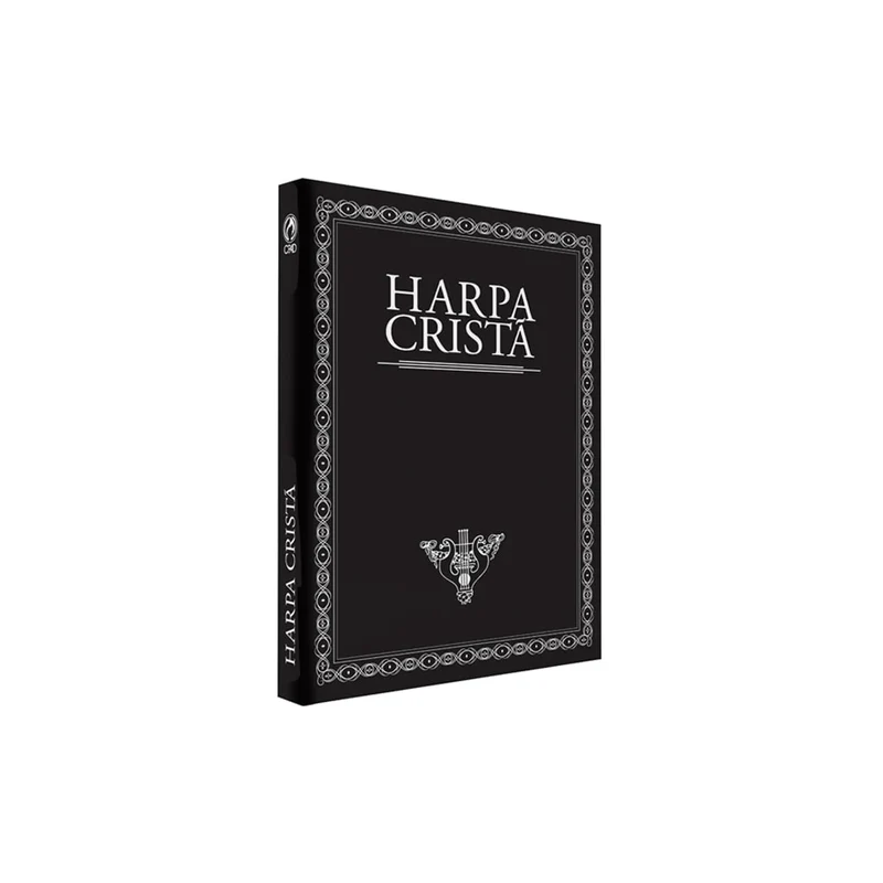 Harpa Cristã Grande Popular Preta com Borda