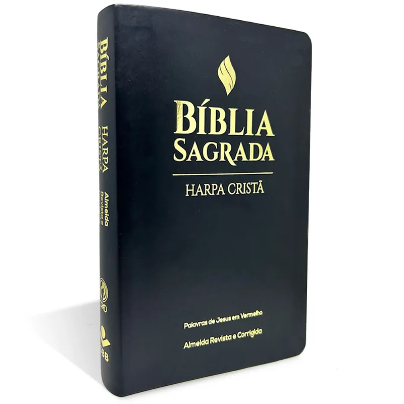 Bíblia Grande Harpa Cristã Luxo Letra Grande Preta
