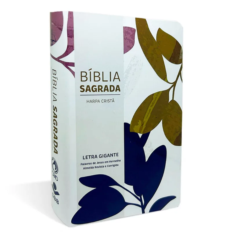 Bíblia Grande Harpa Cristã Popular Letra Gigante Folhas