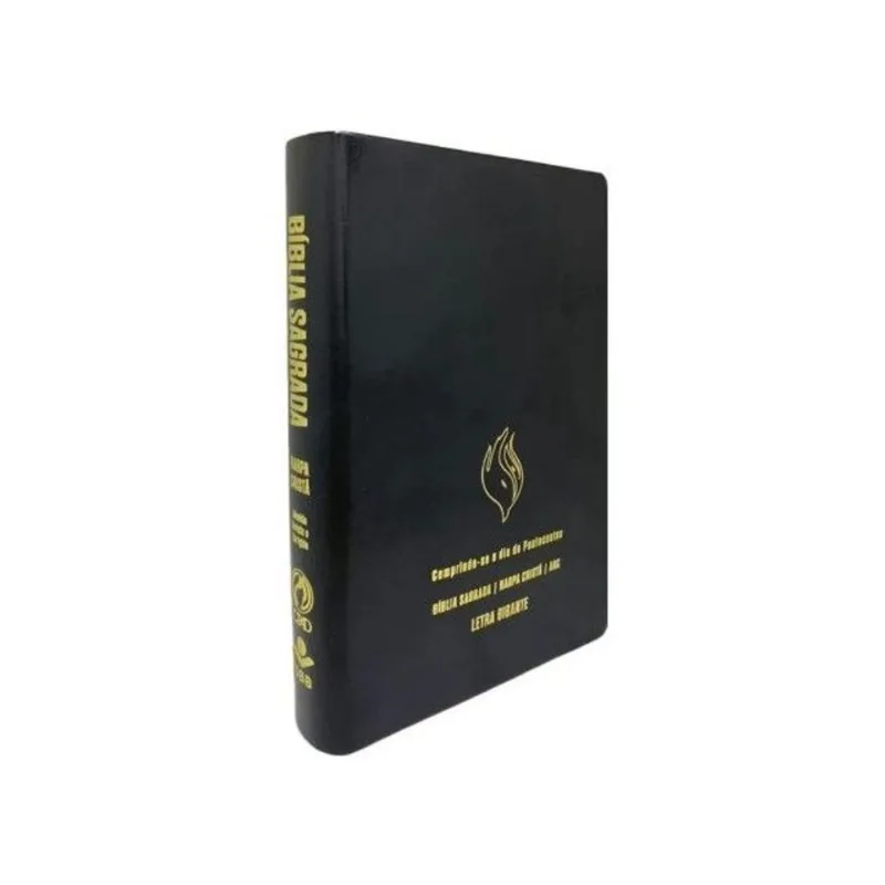 BÍBLIA GRANDE HARPA CRISTÃ ECONÔMICA - LETRA GRANDE - MARROM (SALVAÇÃO)