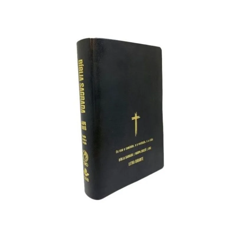 BÍBLIA GRANDE HARPA CRISTÃ ECONÔMICA - LETRA GIGANTE - PRETA (SALVAÇÃO)