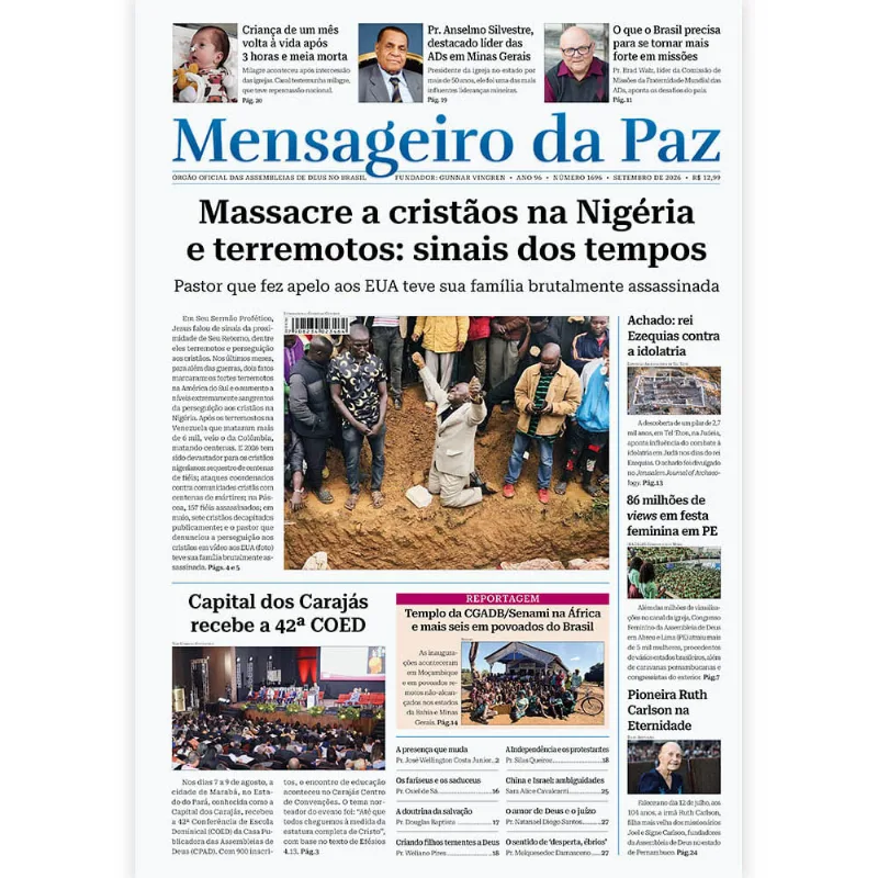 Jornal Mensageiro da Paz Setembro 2026