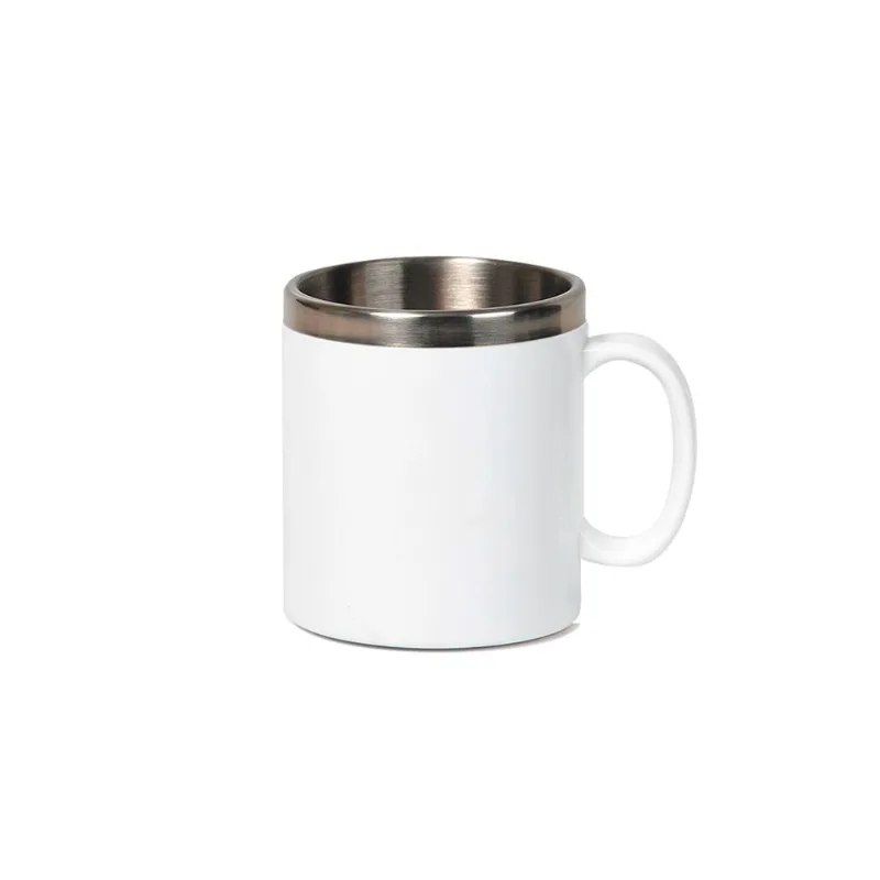 Caneca Em Aço Inox/Poliestireno - 300 Ml Welf