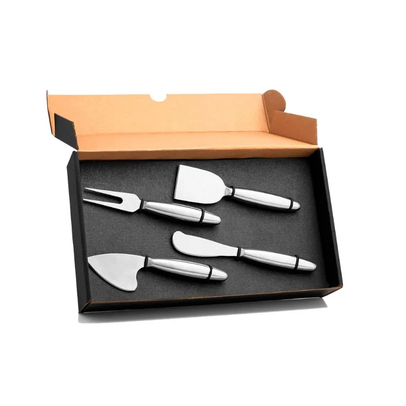 Conjunto De Facas Para Queijos Em Aço Inox - 4 Pçs Welf