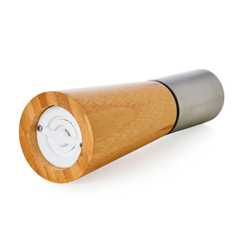 Moedor De Sal Grosso E Pimenta Em Bambu/Inox Welf - Welf