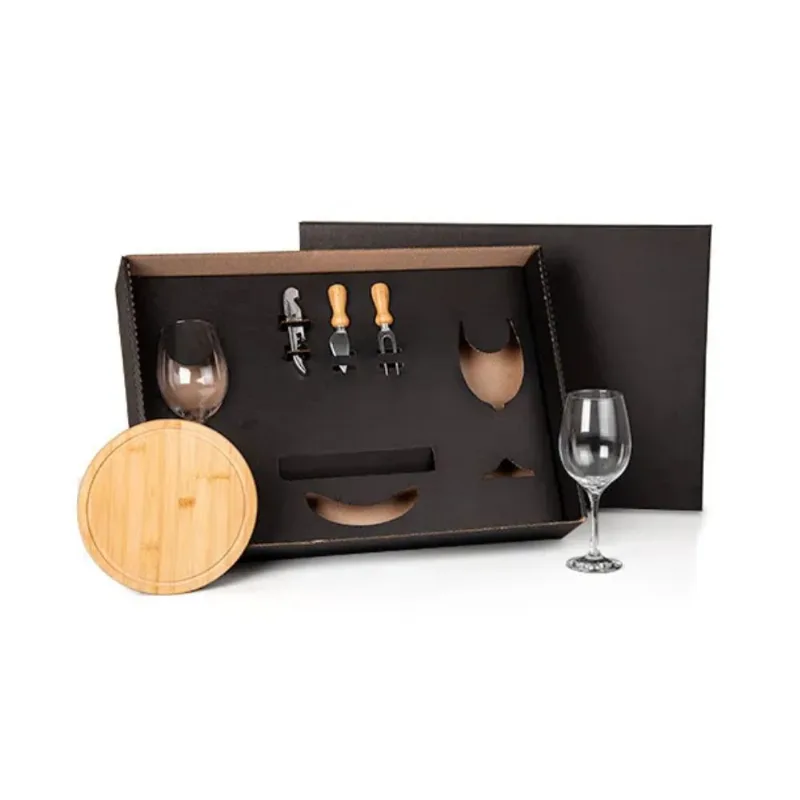 Kit Queijo E Vinho - 6 Peças - Welf
