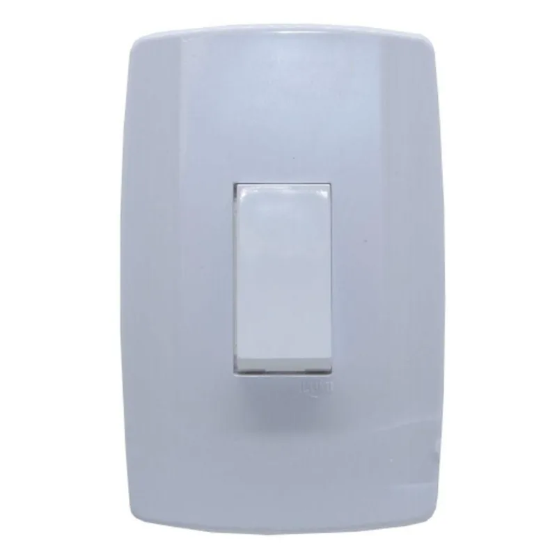 Interruptor Paralelo De Parede Com Espelho Slim Ilumi 8022