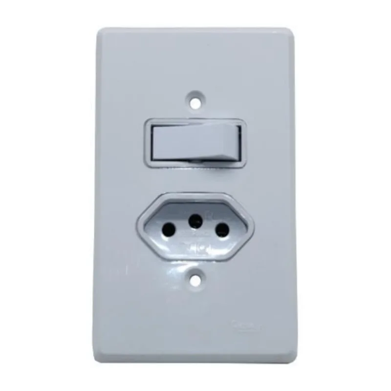 Kit 1 Interruptor Paralelo + 1 Tomada 20A 3P Gelo Radial