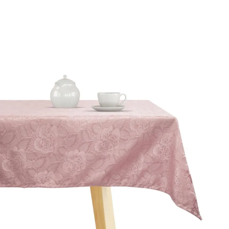 Toalha De Mesa Jacquard 100X100 Admirare - Rosê