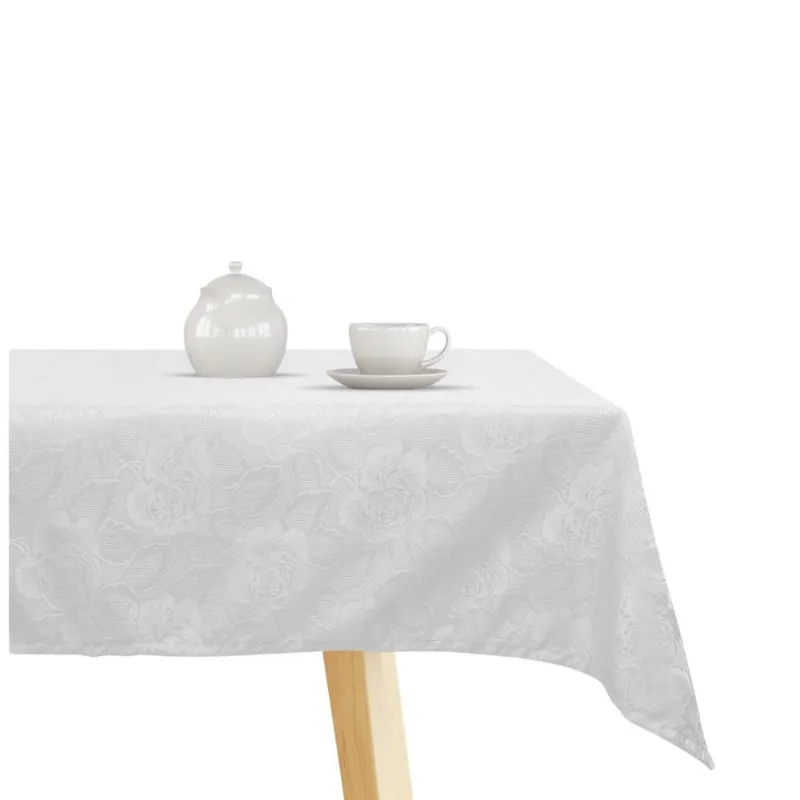 Toalha De Mesa Jacquard 100X100 Admirare - Branca