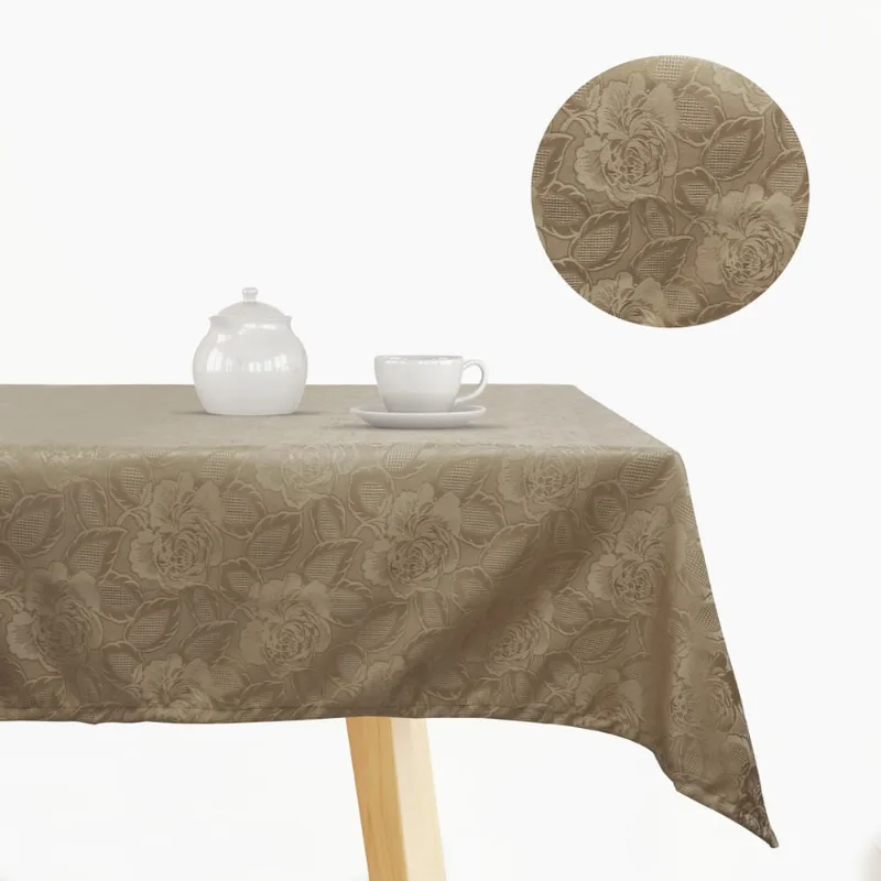 Toalha De Mesa 6 Lugares Jacquard 200x135cm Admirare