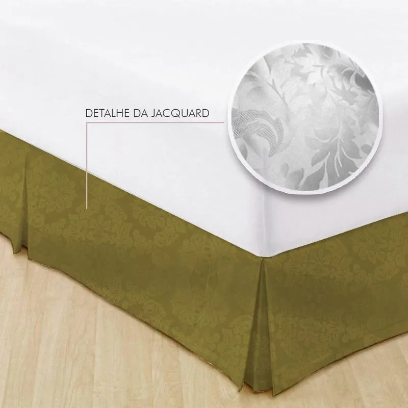 Saia Para Cama Box King Jacquard Admirare