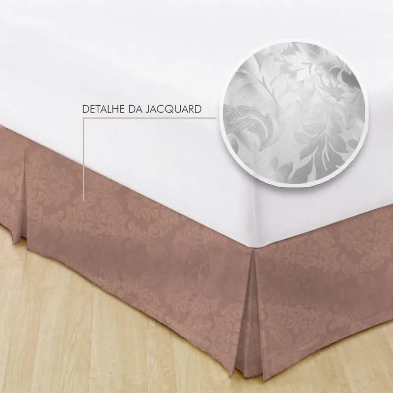 Saia Para Cama Box King Jacquard Admirare