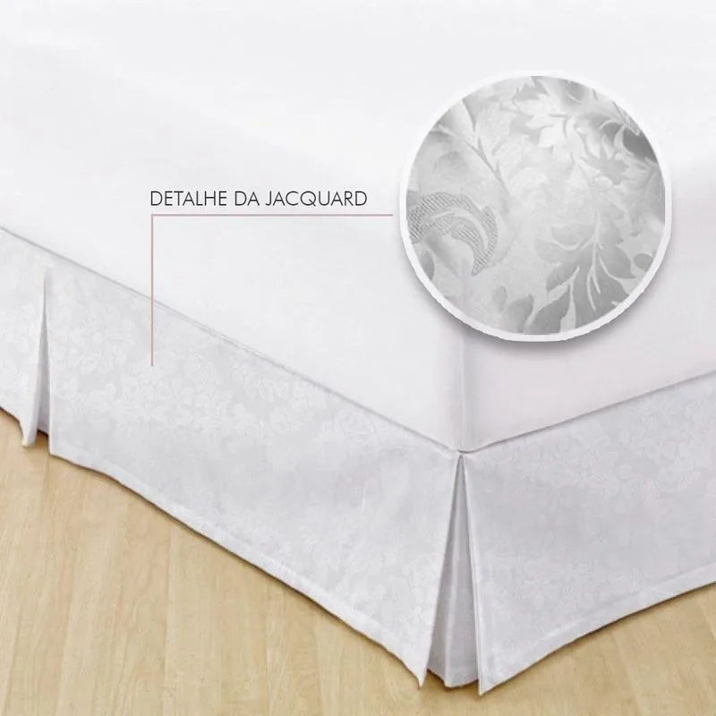 Saia Para Cama Box King Jacquard Admirare