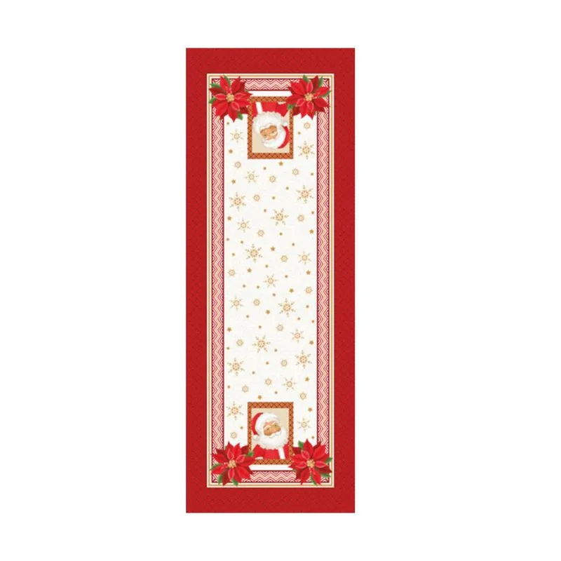 Trilho Caminho De Mesa Natalino Estampado Natal 35x100 Admirare