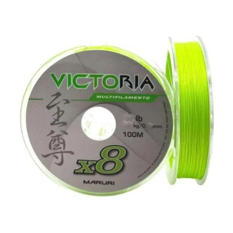 Linha Pesca Multifilamento 8 Fio Victoria 0,20Mm 100M Maruri