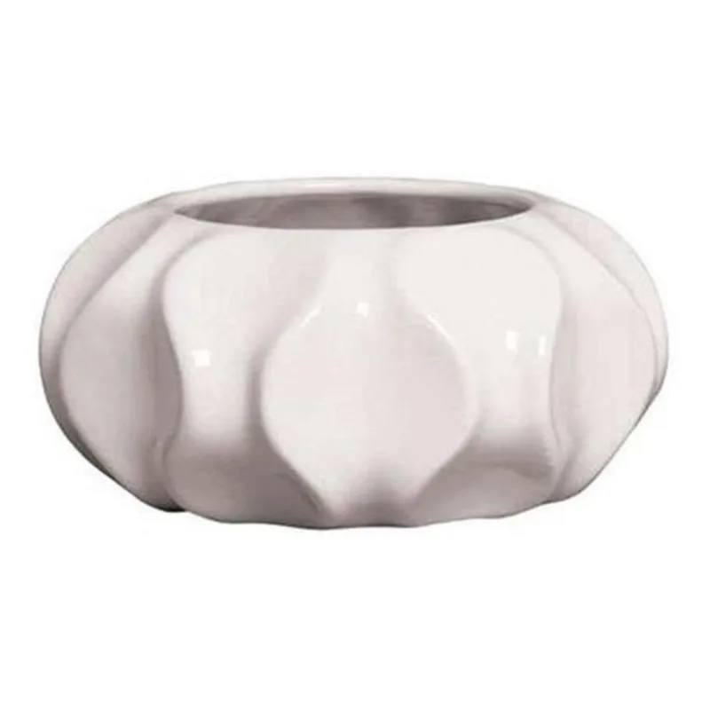 Vaso Centro De Mesa Cerâmica 23cm Decoração Arranjo