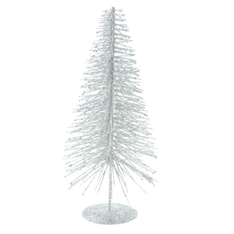 Arvore de Mesa Prata 30cm Espressione Christmas