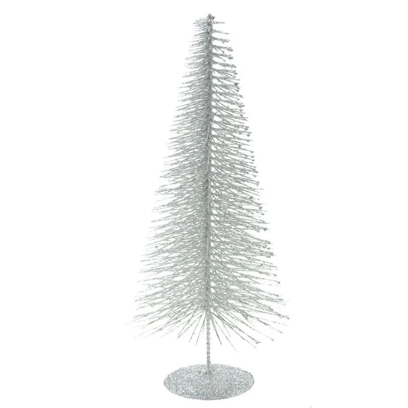 Arvore de Mesa Prata 41cm Espressione Christmas