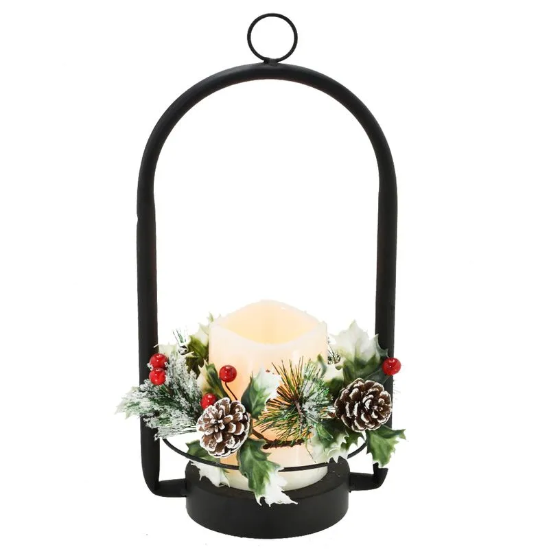 LANTERNA DECORATIVA LUZ NATAL